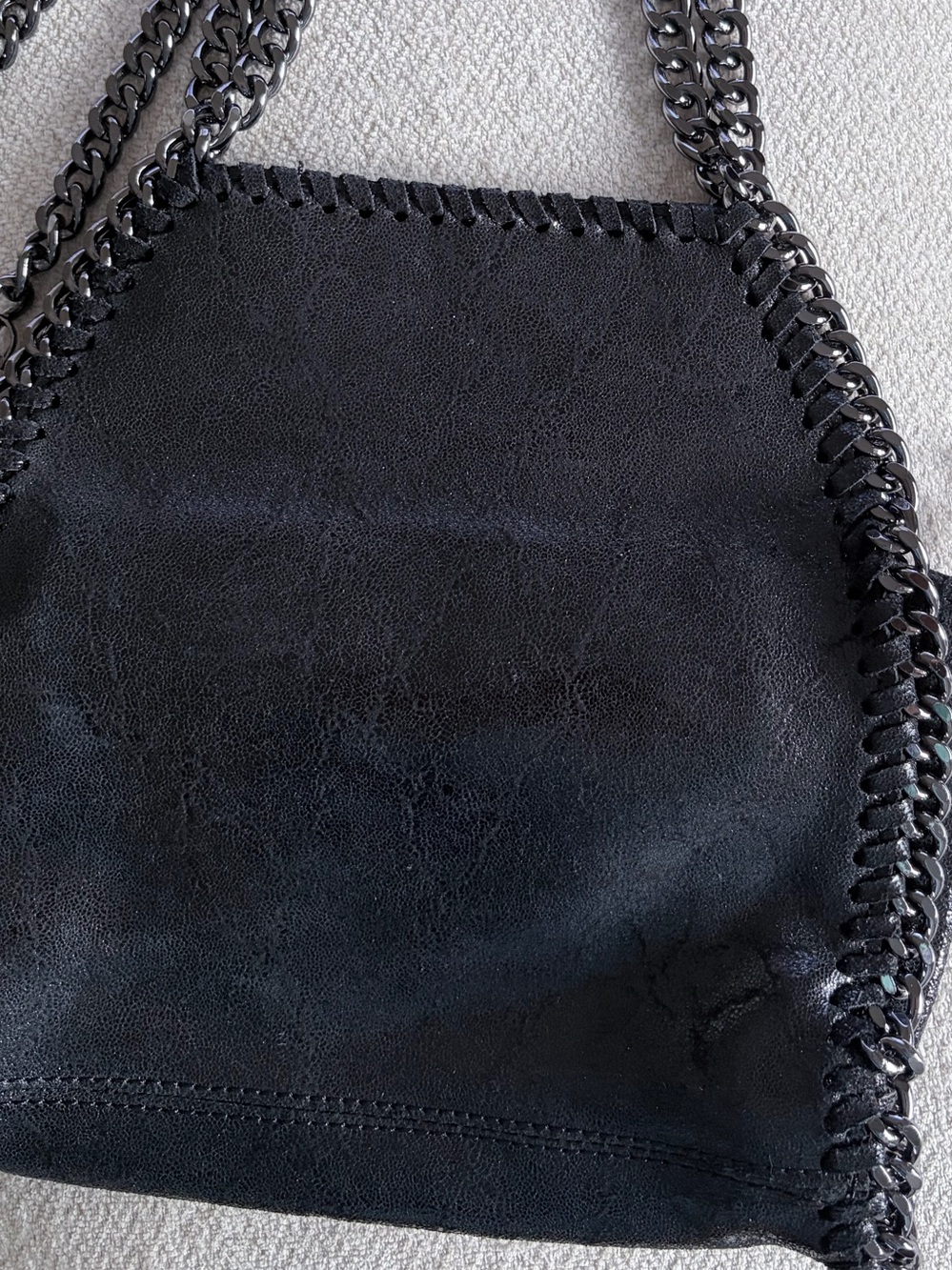 Brand New Italian Genuine Leather Chain-Strap Crossbody - Picture 7 of 10